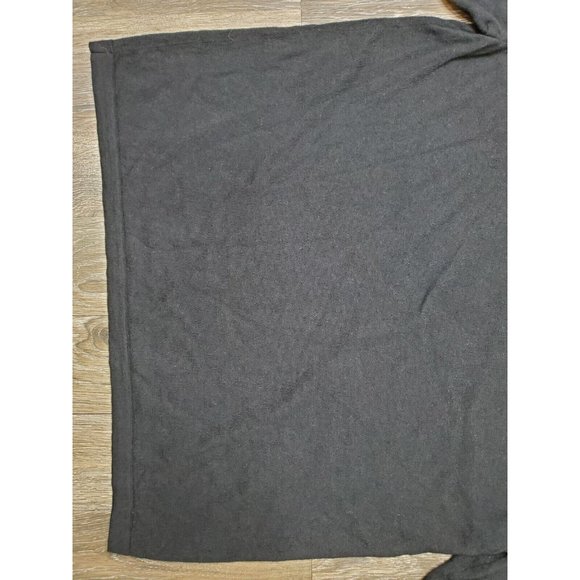 Banana Republic Extra Fine Merino Wool Men's Large Black Knit Sweater V-Neck LS - Picture 3 of 11